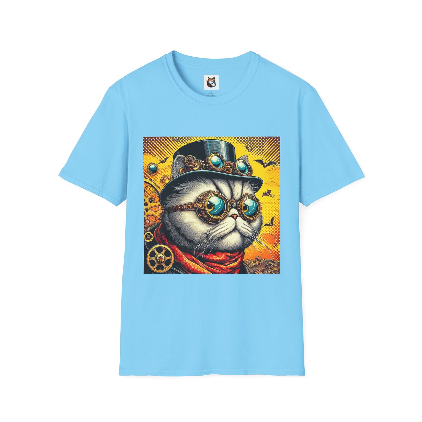 Selkirk Rex Cat T-Shirt top hat cutie