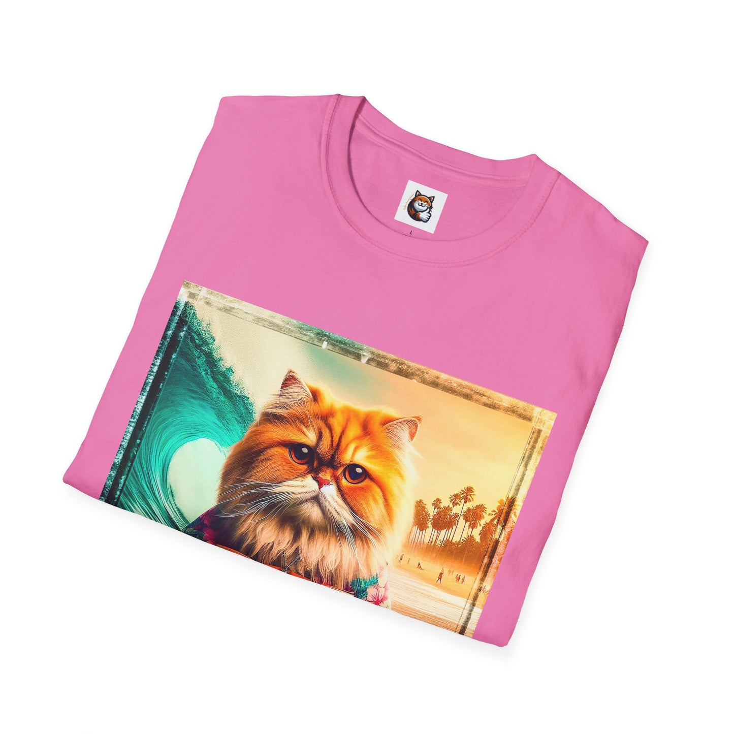 Persian Cat Unisex Softstyle T-Shirt