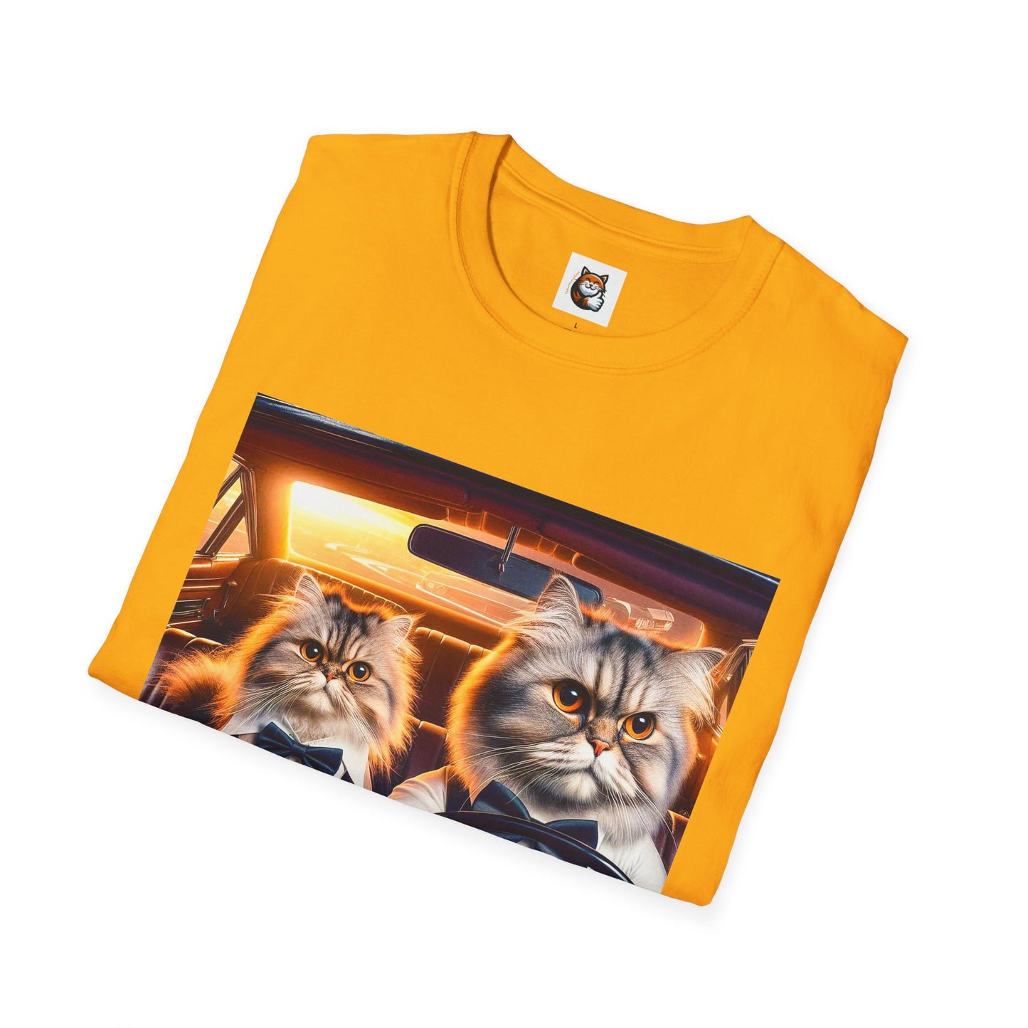 Persian Cat Unisex friends driving T-Shirt