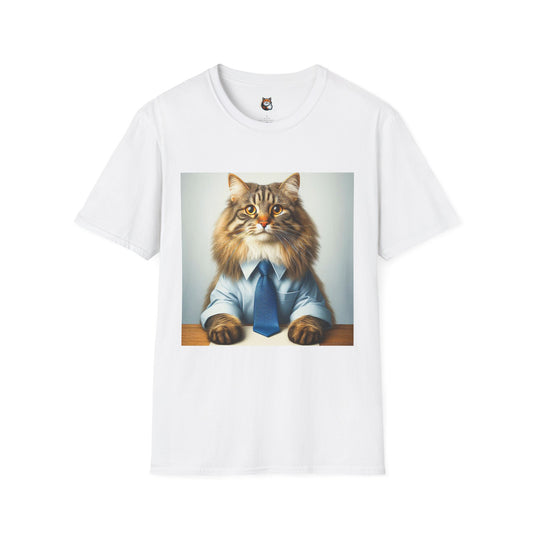 Norwegian Forest Cat Unisex Softstyle T-Shirt