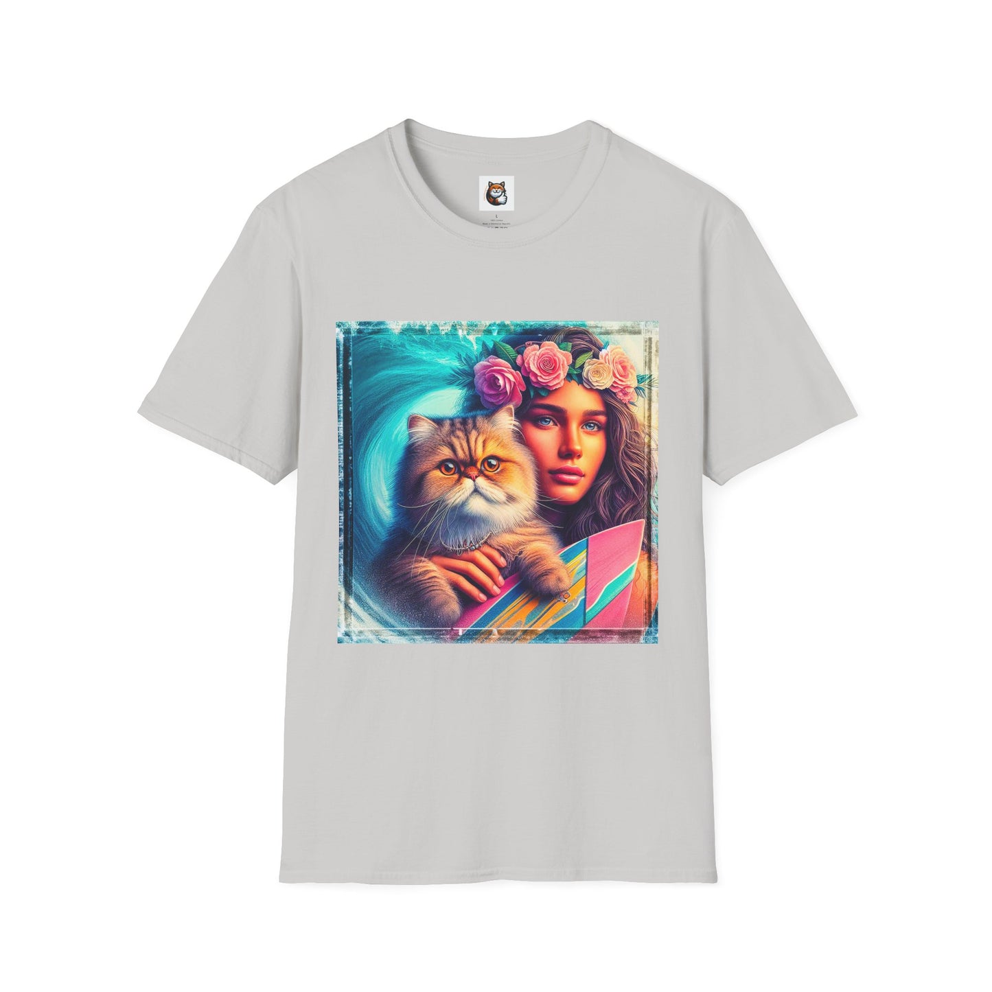 Persian Cat Unisex Softstyle T-Shirt