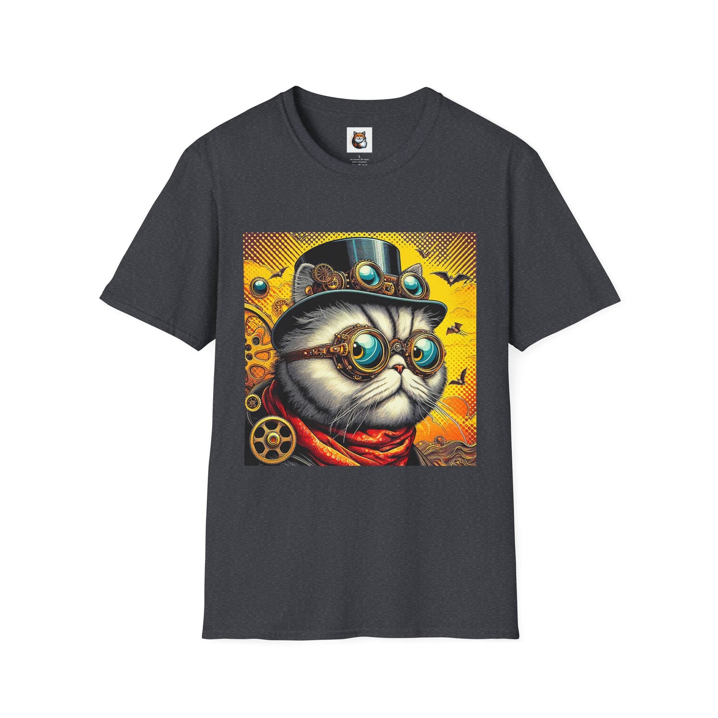 Selkirk Rex Cat T-Shirt top hat cutie