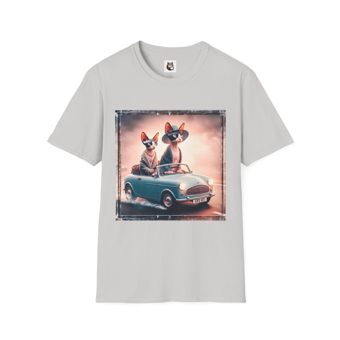 Wacky Cornish Rex friends driving  T-Shirt