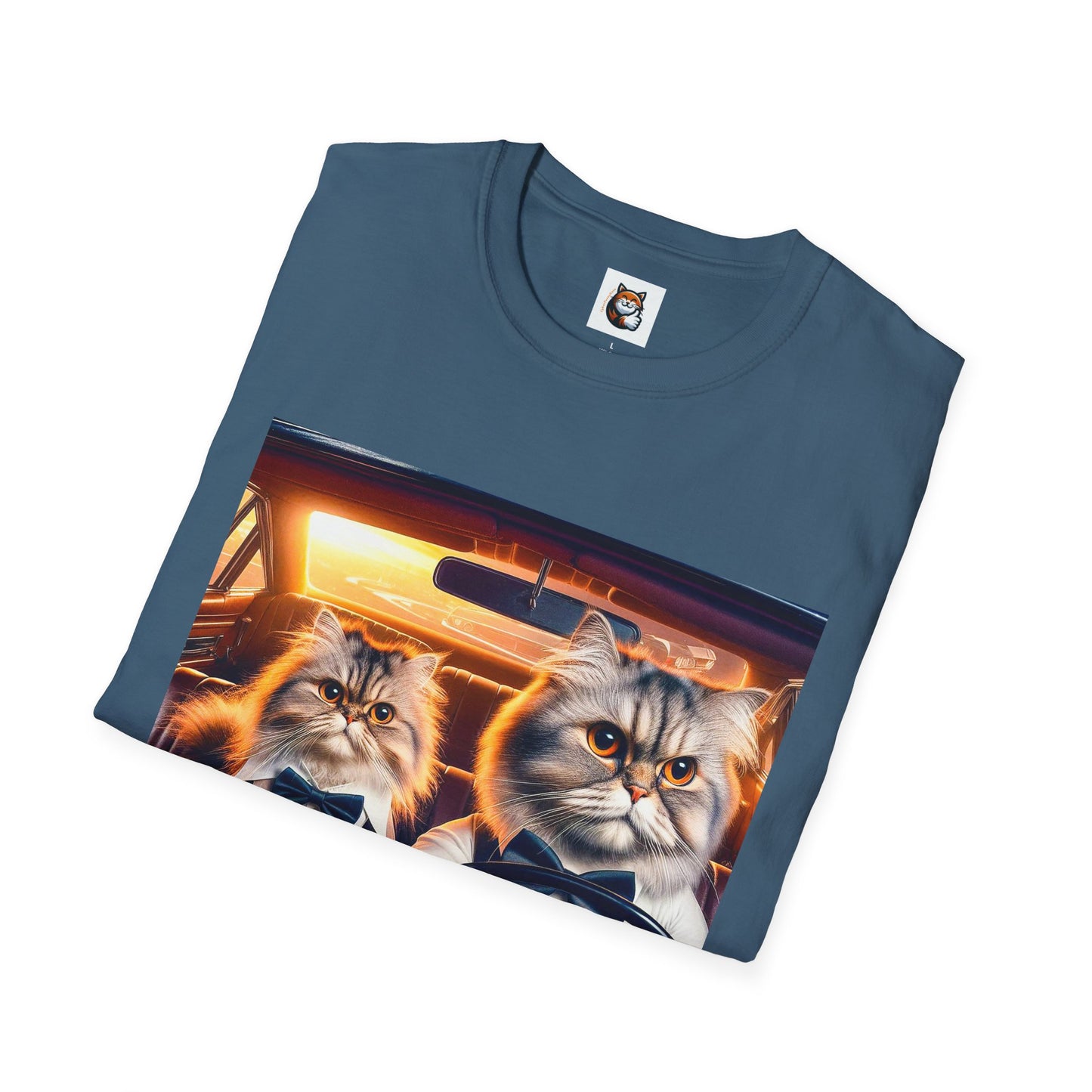 Persian Cat Unisex friends driving T-Shirt