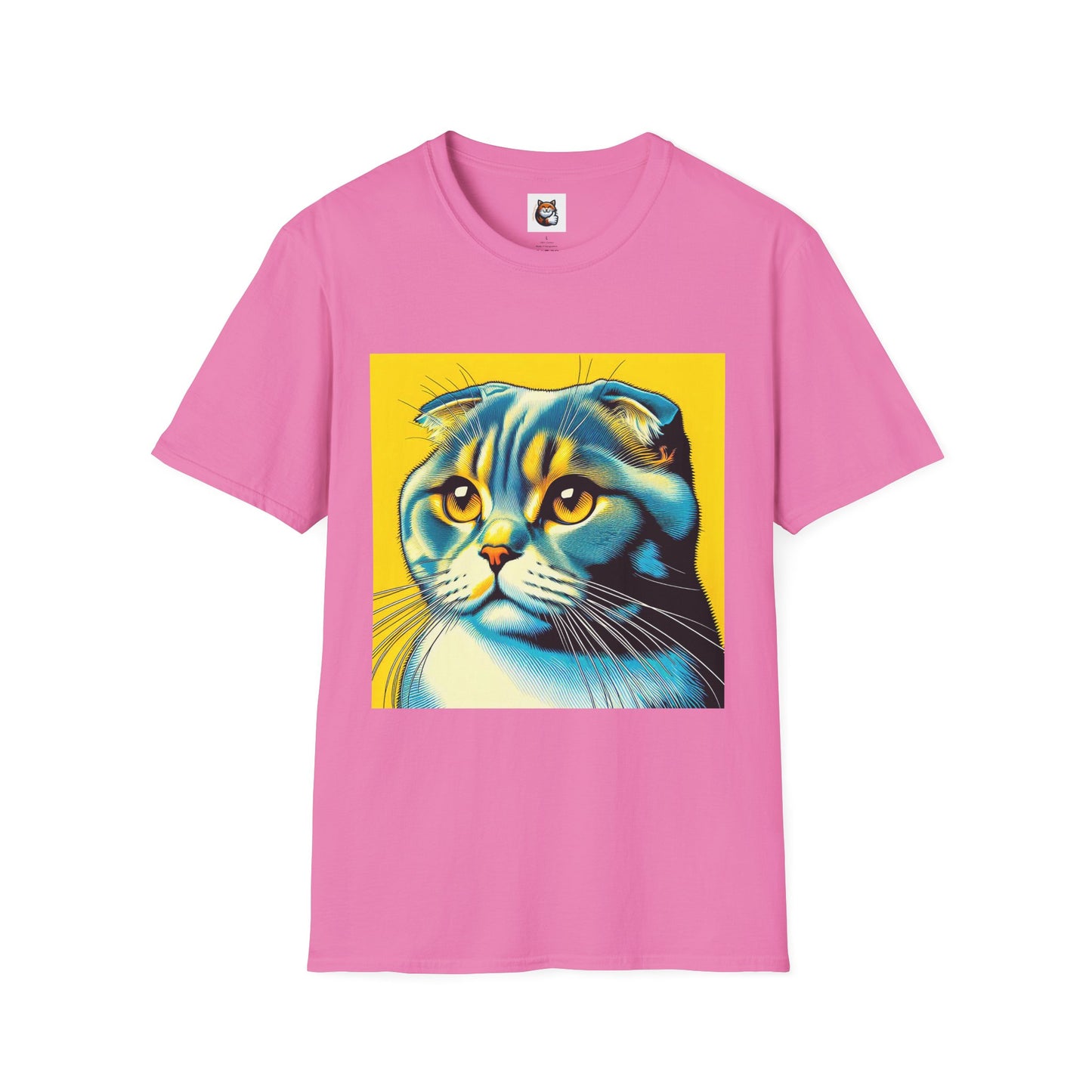 Scottish Fold Cat yellow cutie  T-Shirt