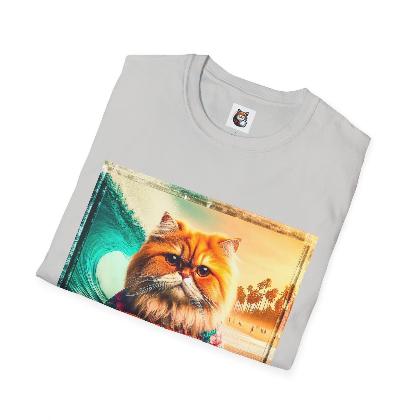 Persian Cat Unisex Softstyle T-Shirt