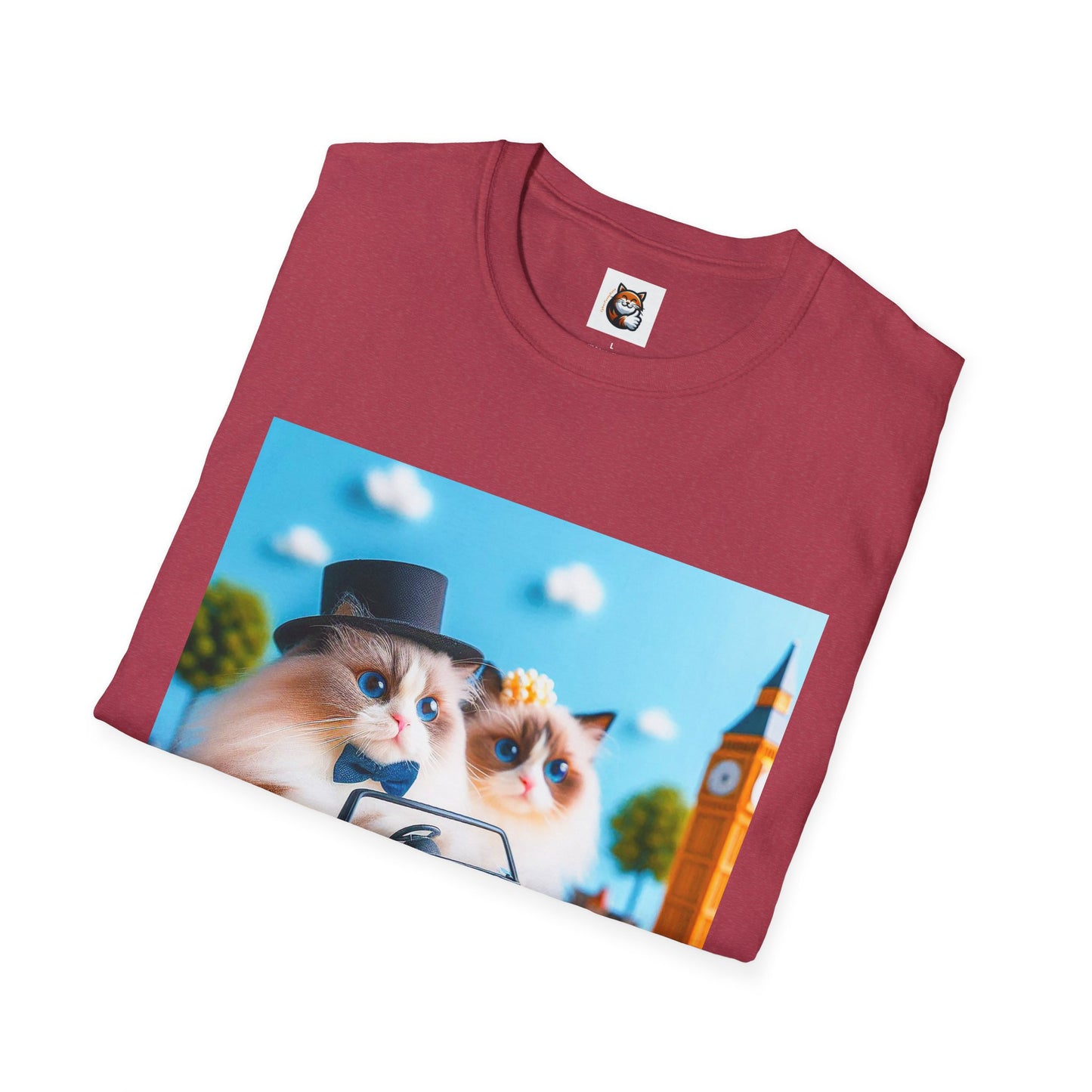 Wacky Ragdoll Unisex Softstyle T-Shirt