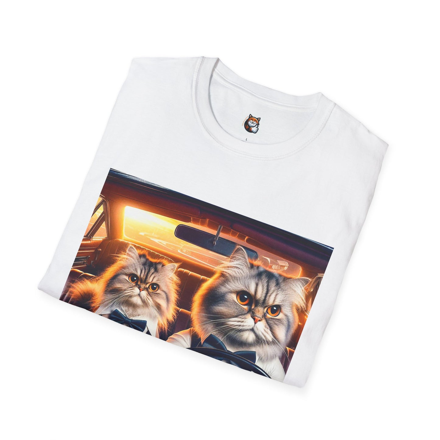 Persian Cat Unisex friends driving T-Shirt