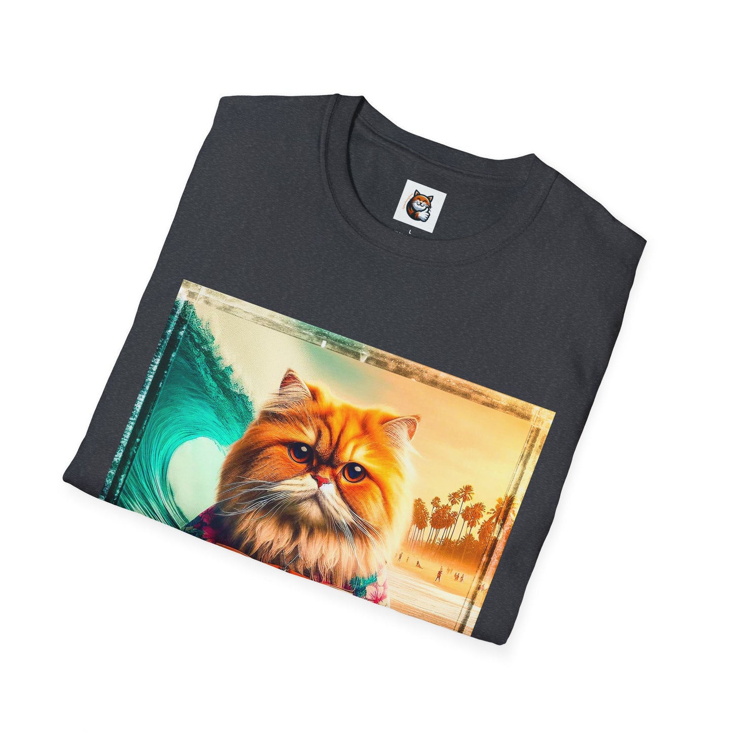 Persian Cat Unisex Softstyle T-Shirt