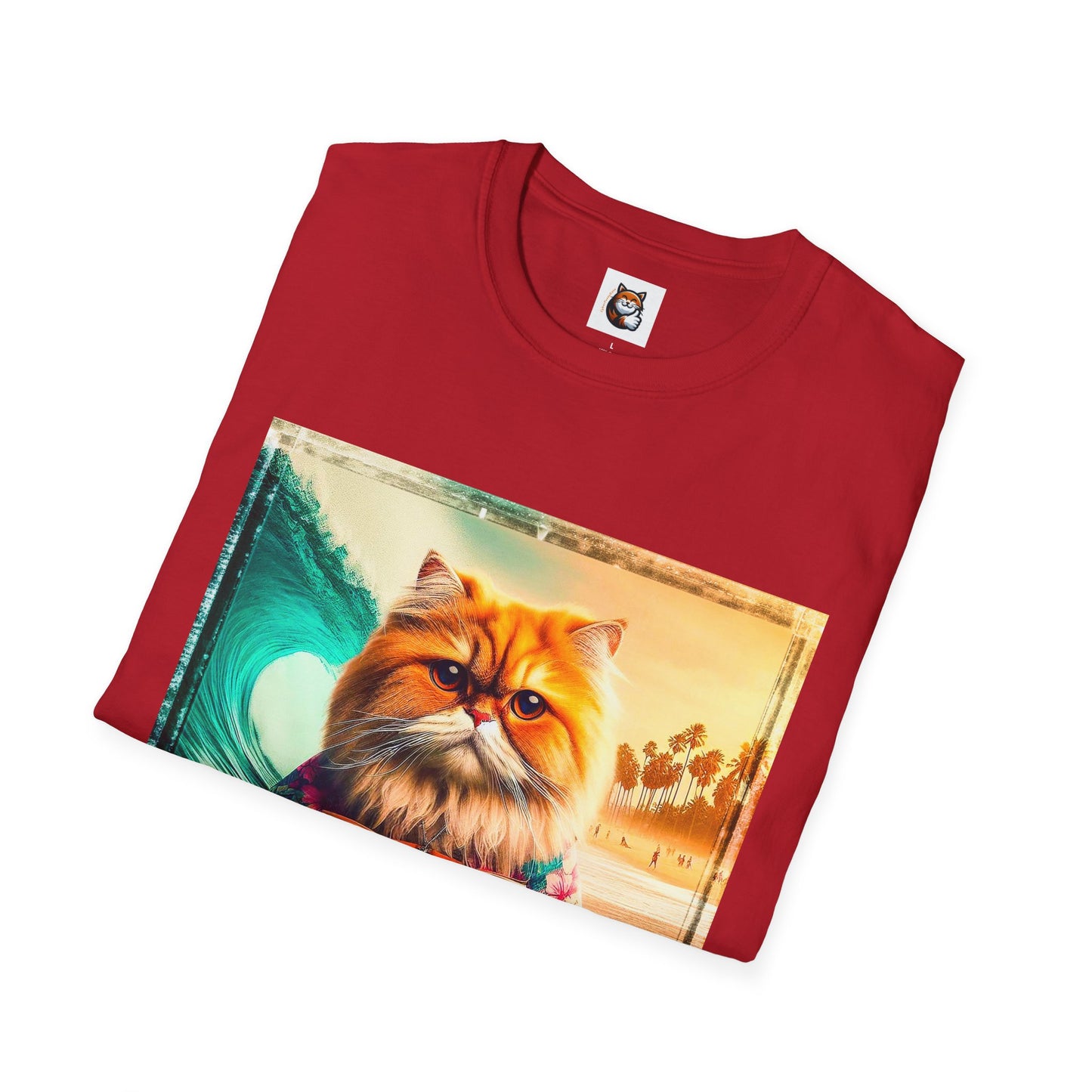 Persian Cat Unisex Softstyle T-Shirt