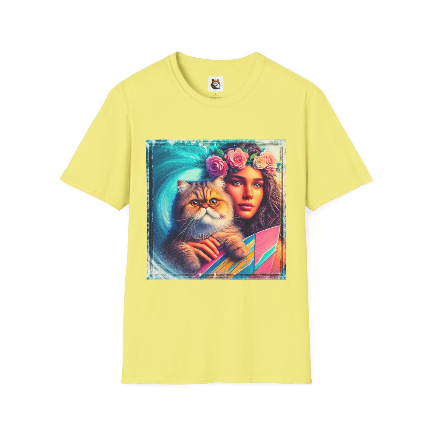 Persian Cat Unisex Softstyle T-Shirt