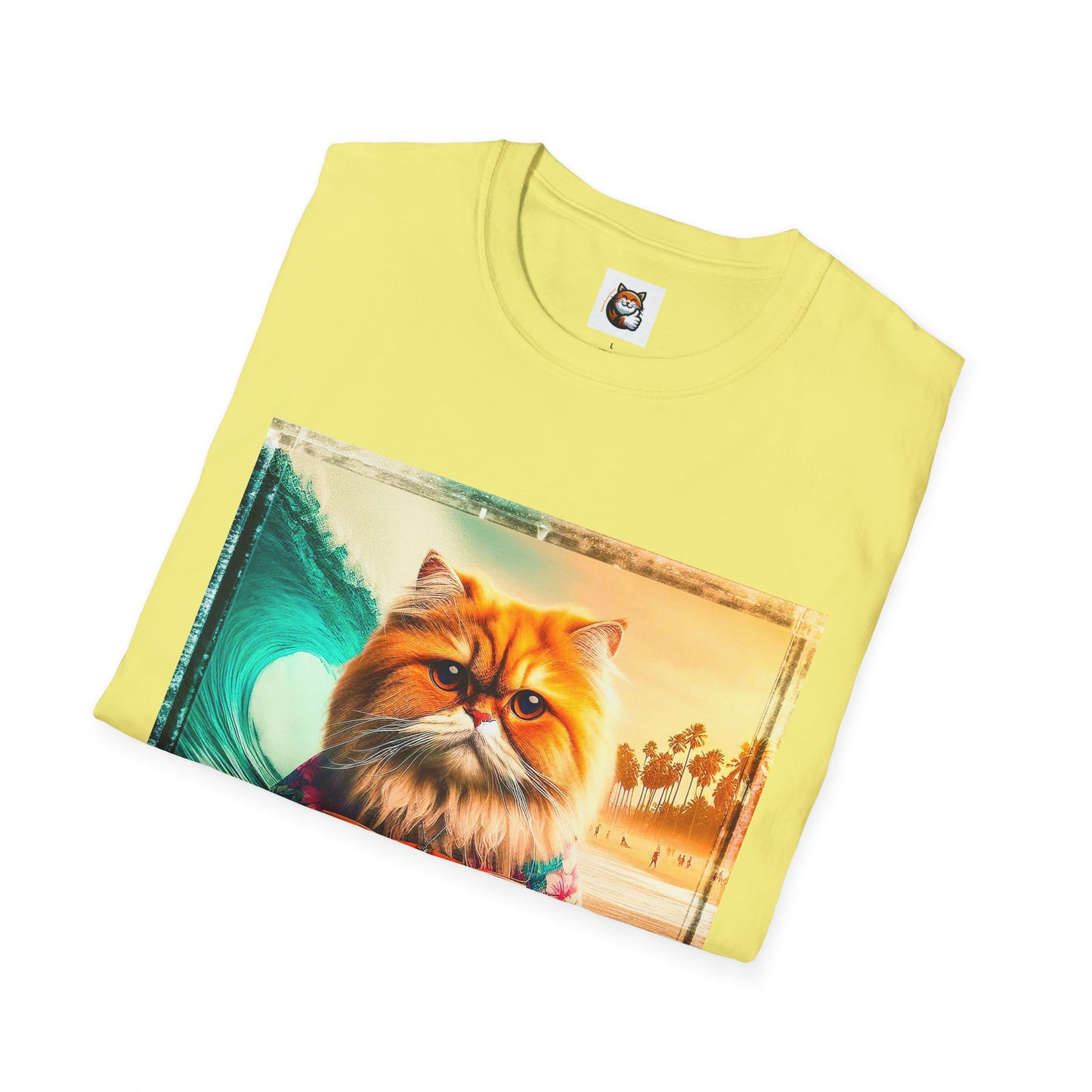 Persian Cat Unisex Softstyle T-Shirt