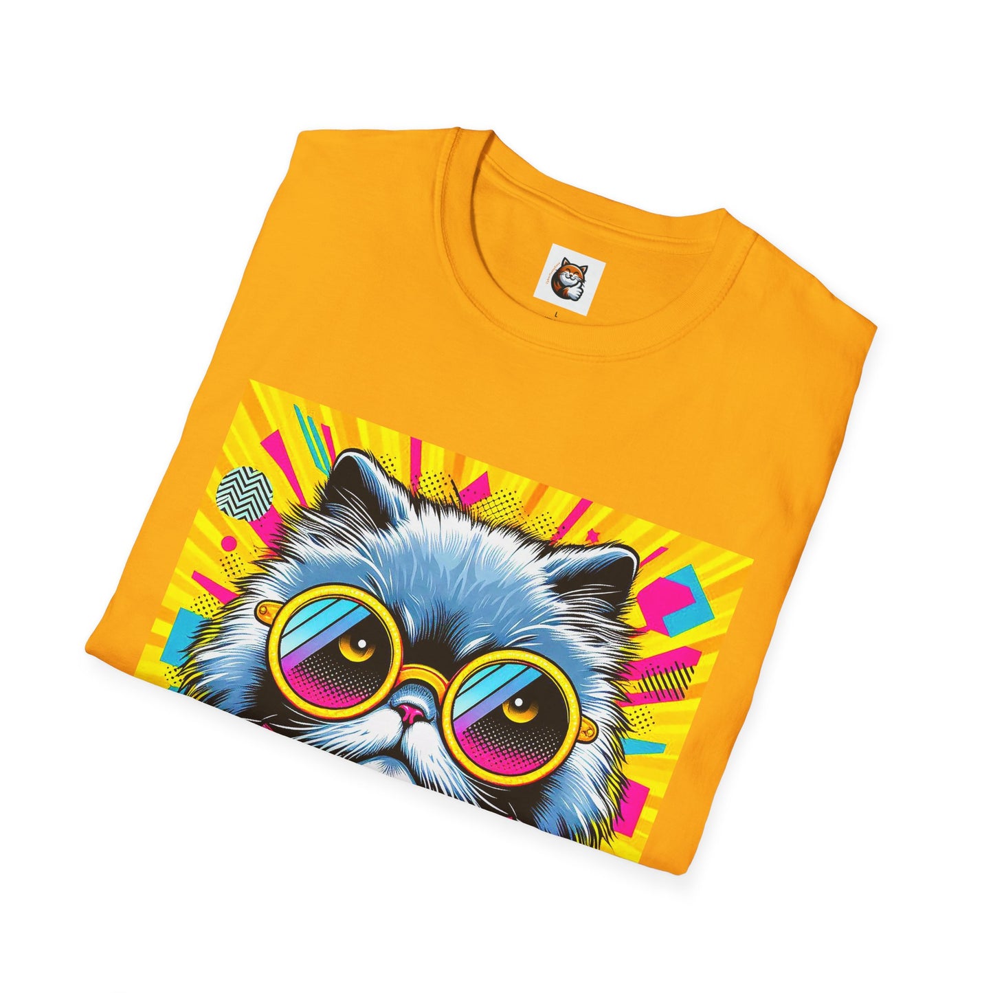 Persian Cat Unisex Softstyle T-Shirt