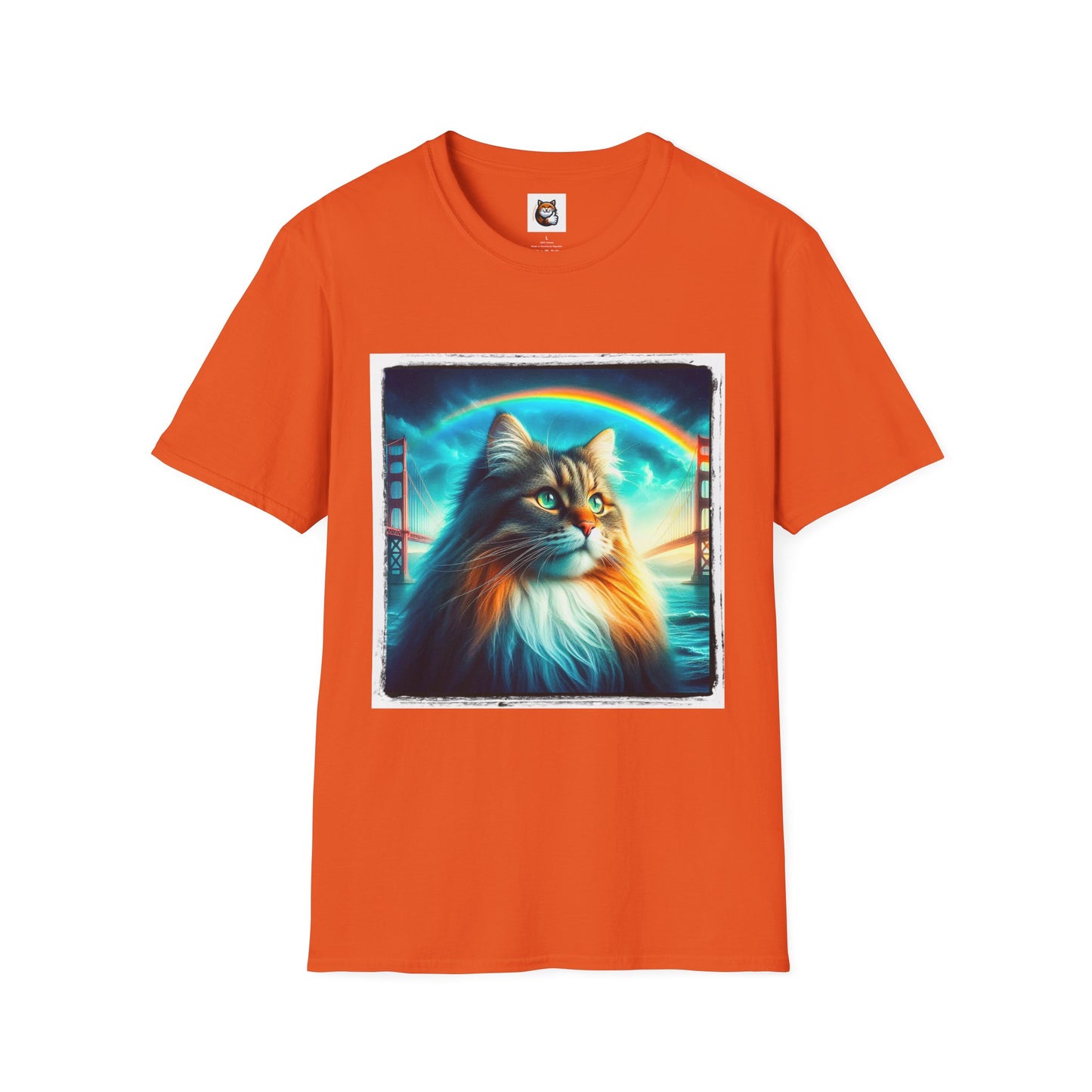 Norwegian Forest Cat Unisex Softstyle T-Shirt