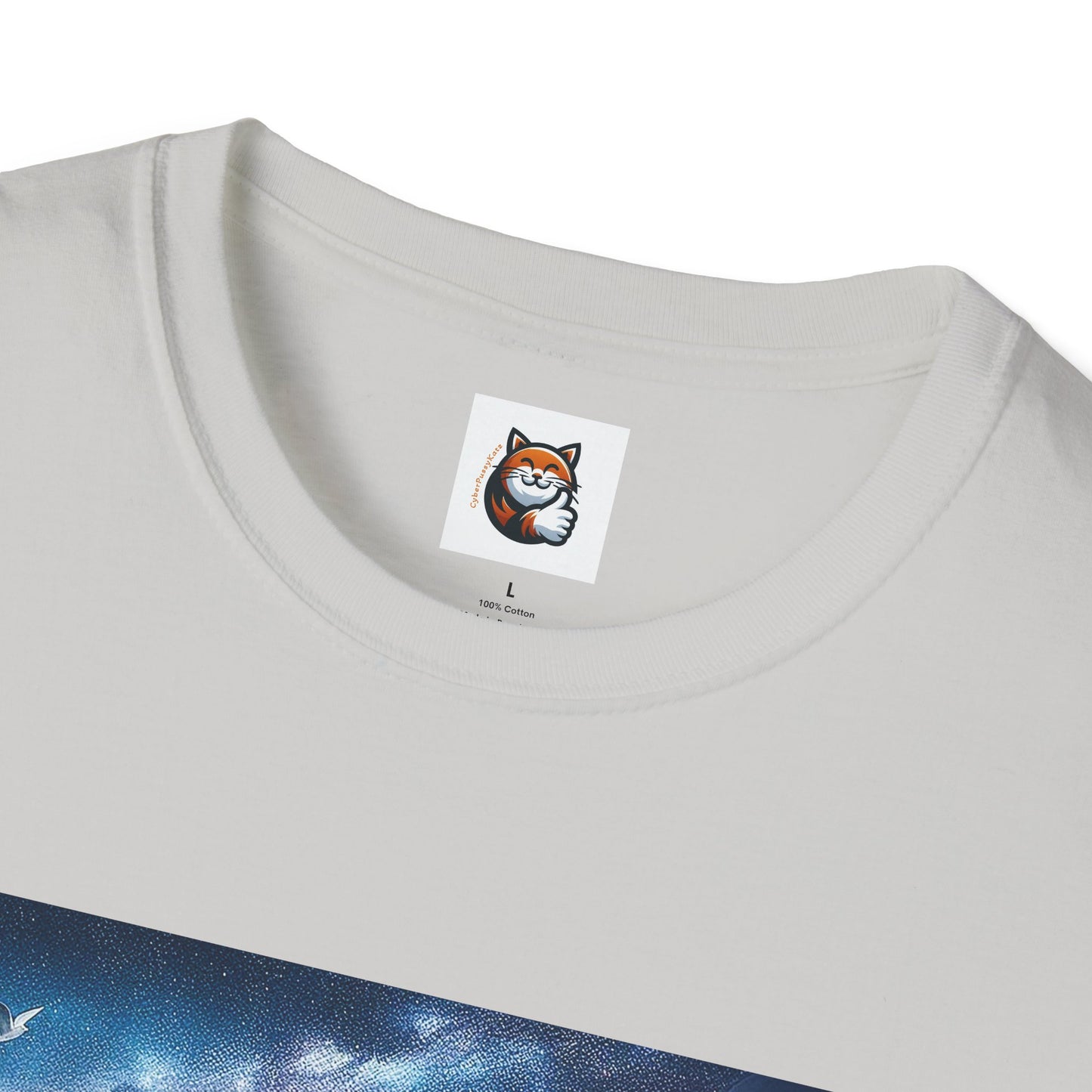 Scottish Fold Cat rainbow  T-Shirt