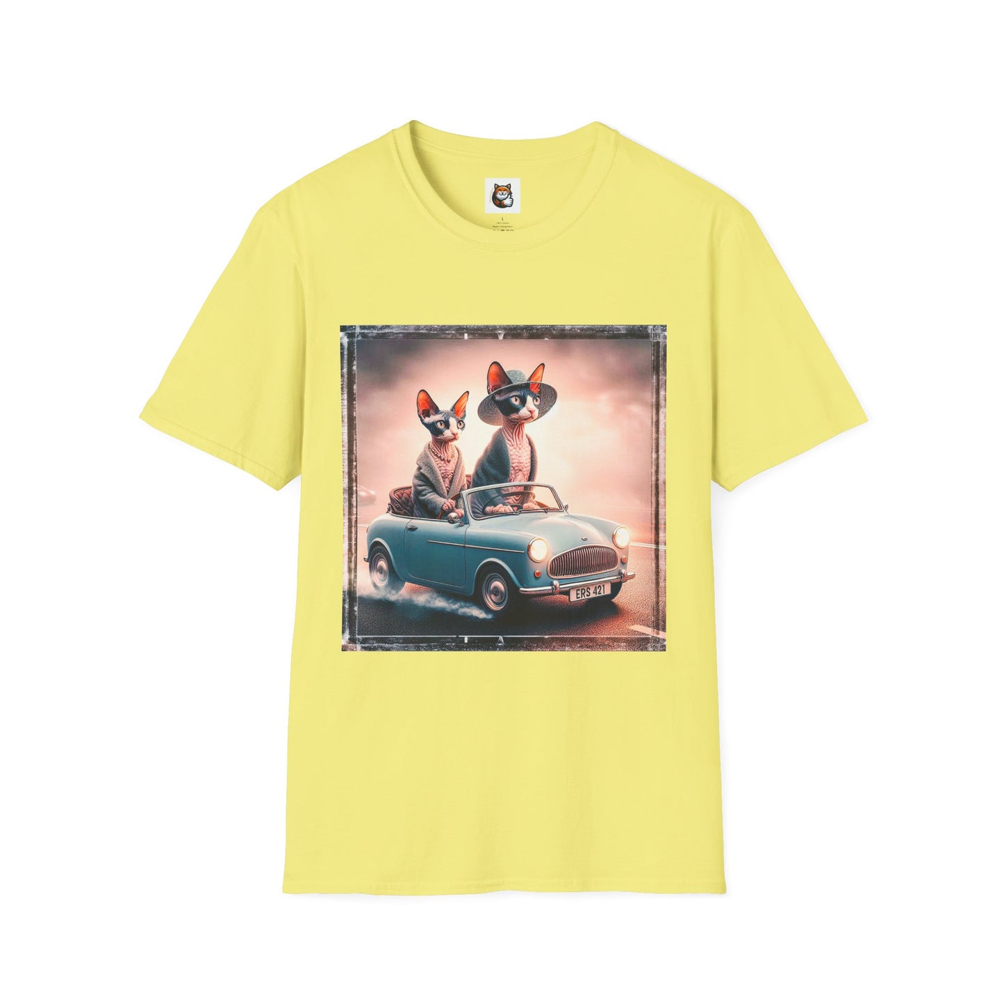 Wacky Cornish Rex friends driving  T-Shirt