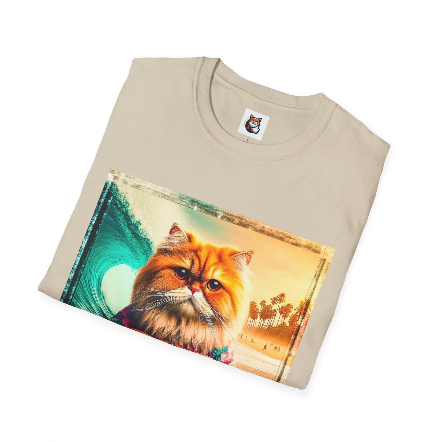 Persian Cat Unisex Softstyle T-Shirt