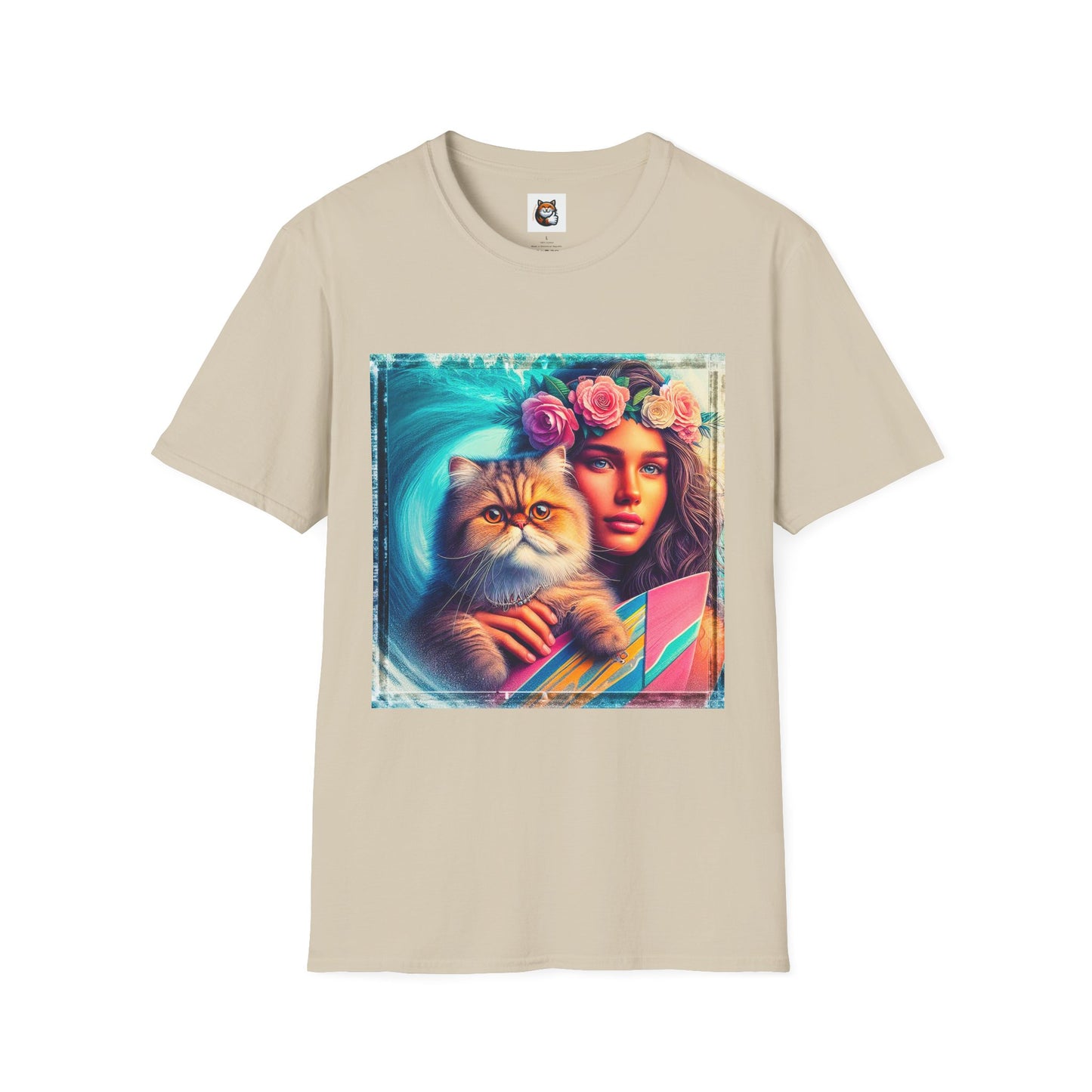 Persian Cat Unisex Softstyle T-Shirt