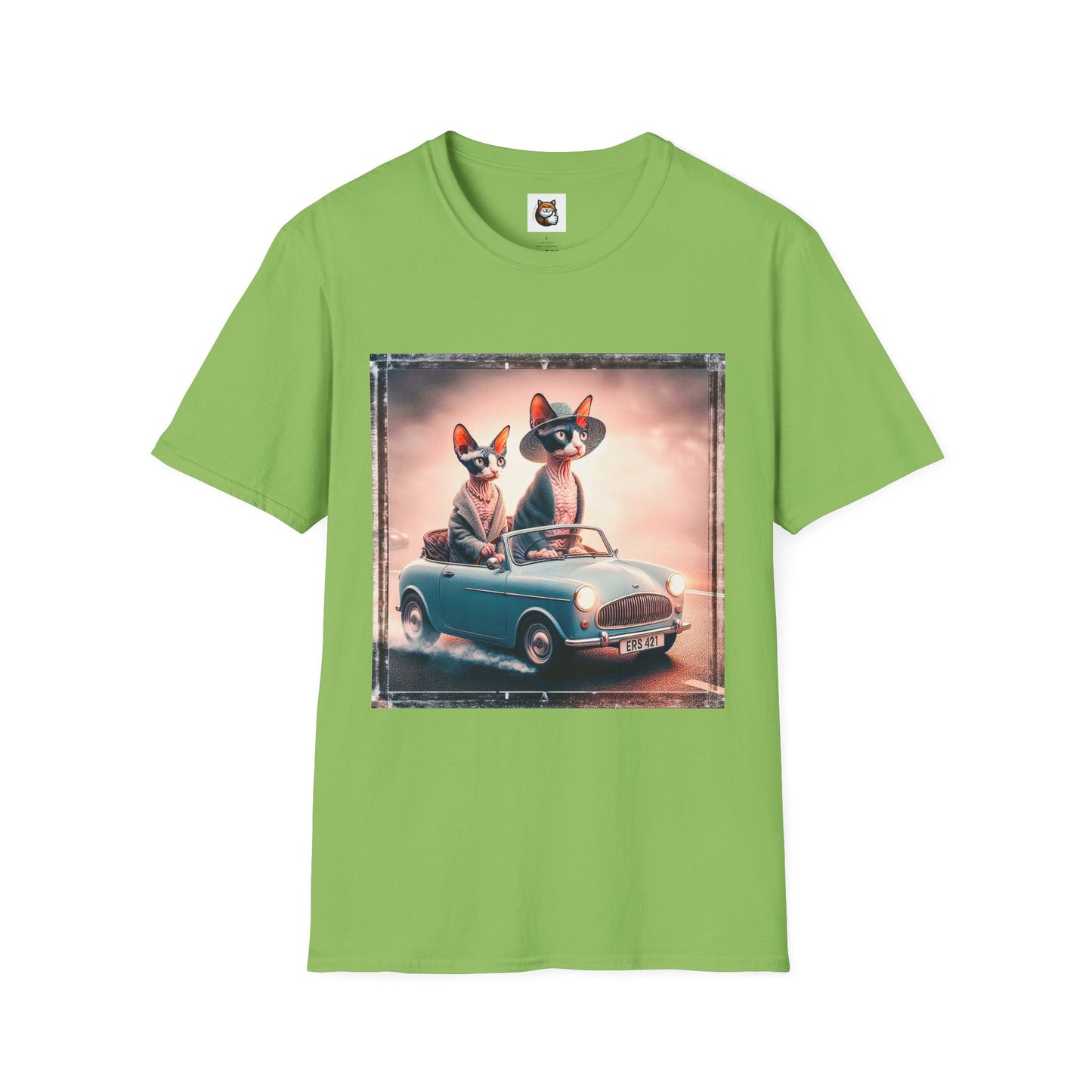 Wacky Cornish Rex friends driving  T-Shirt