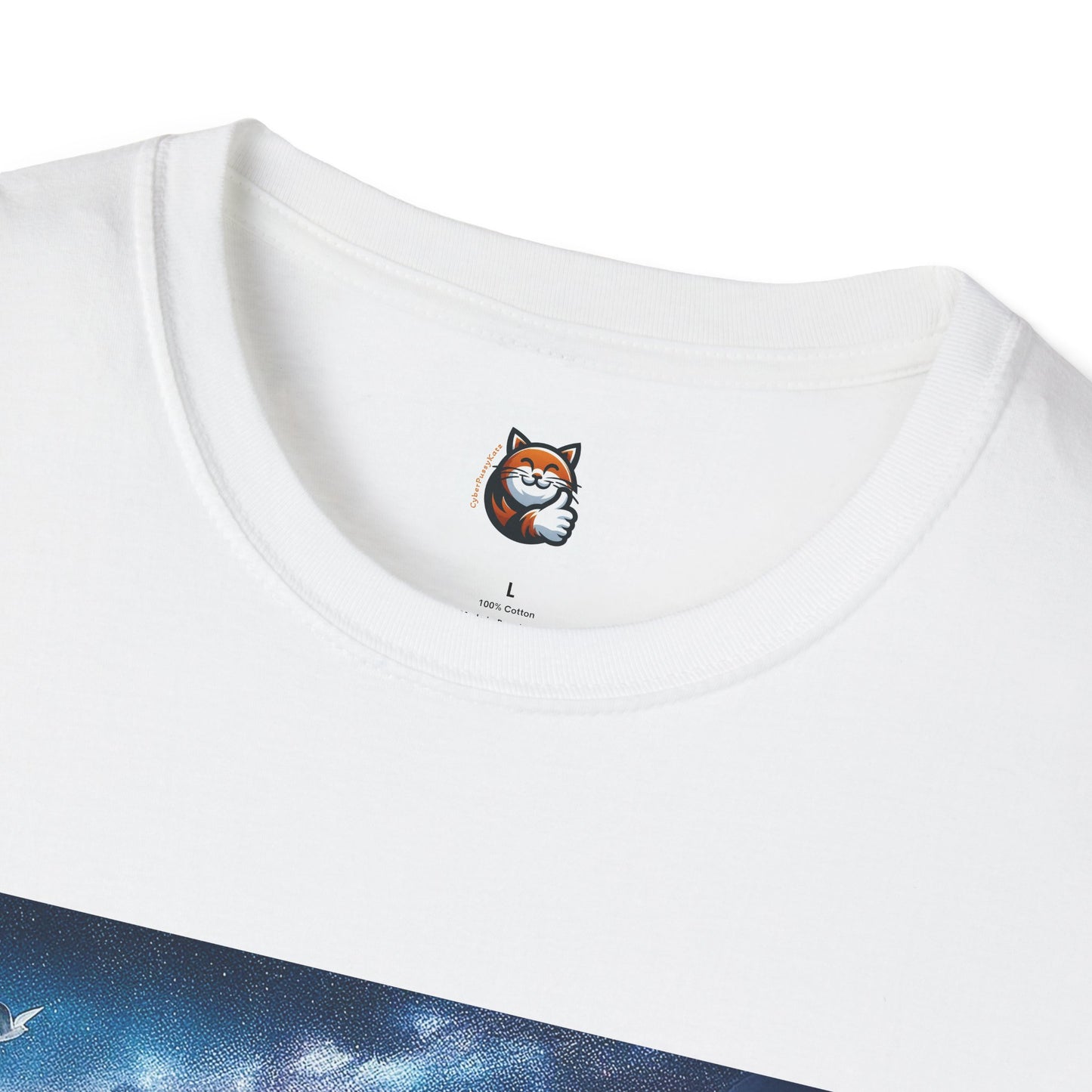 Scottish Fold Cat rainbow  T-Shirt