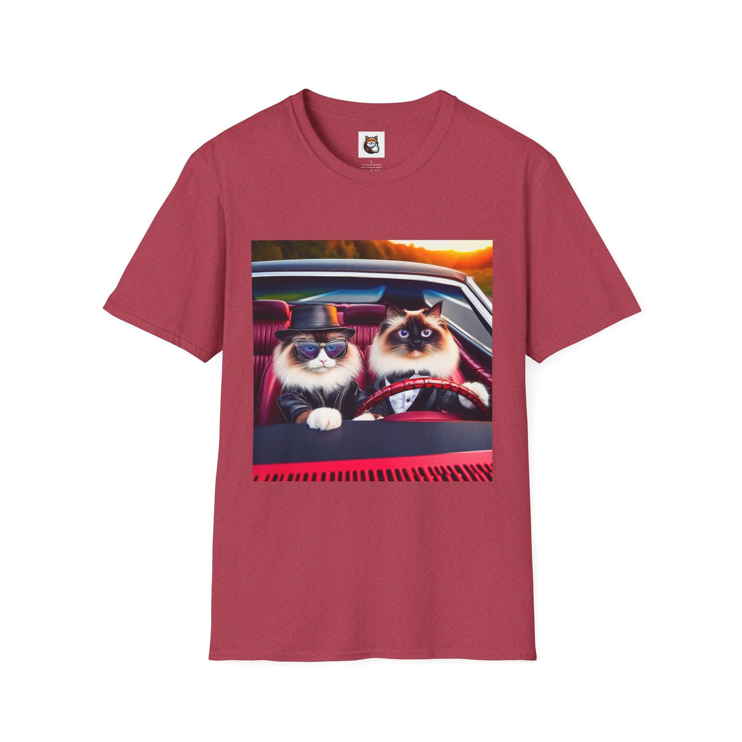 Wacky Ragdoll Unisex Softstyle T-Shirt