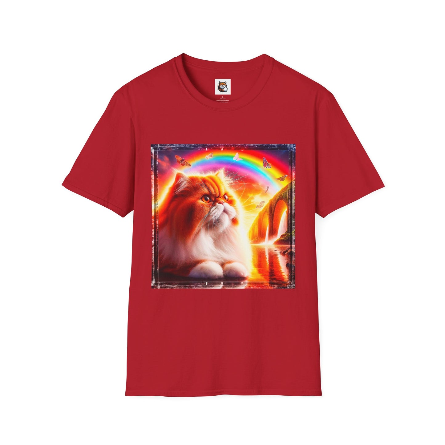 Persian Cat Unisex Softstyle T-Shirt