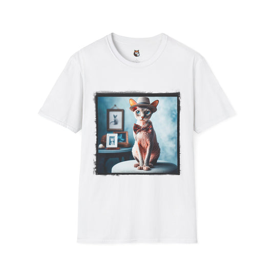 Cornish Rex Cat Unisex Softstyle T-Shirt