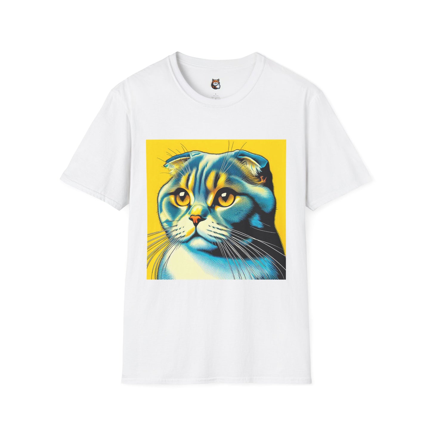 Scottish Fold Cat yellow cutie  T-Shirt