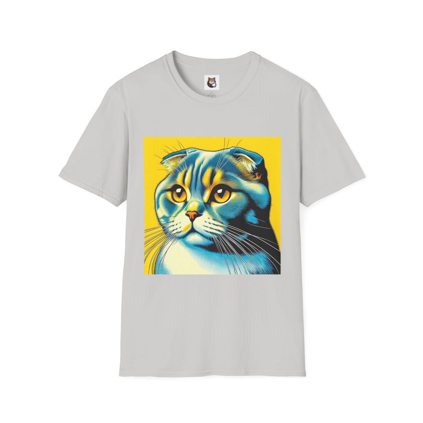 Scottish Fold Cat yellow cutie  T-Shirt