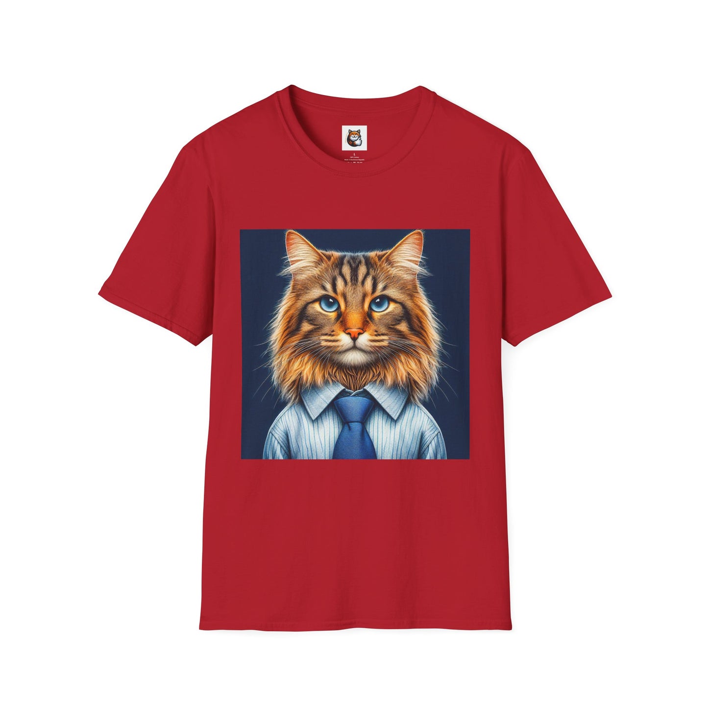 Norwegian Forest Cat Unisex Softstyle T-Shirt