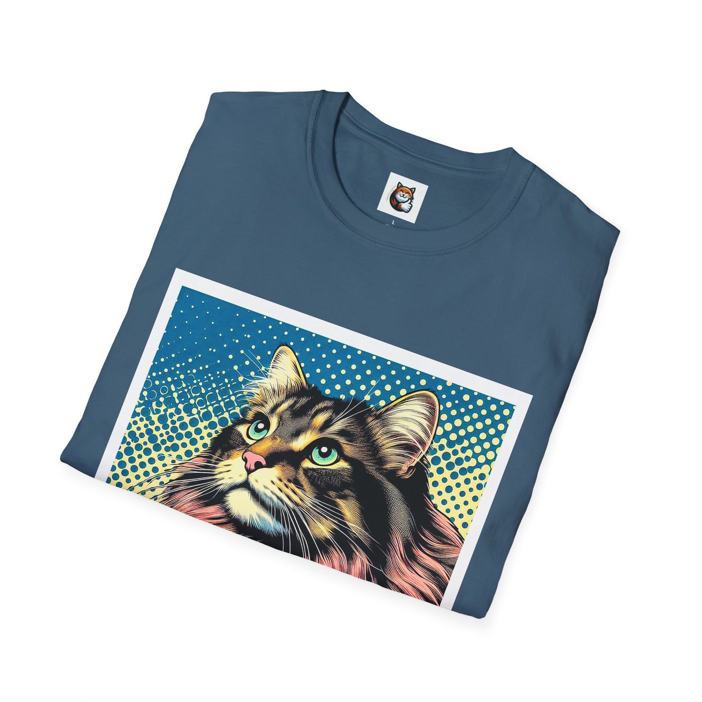 Norwegian Forest Cat Unisex Softstyle T-Shirt