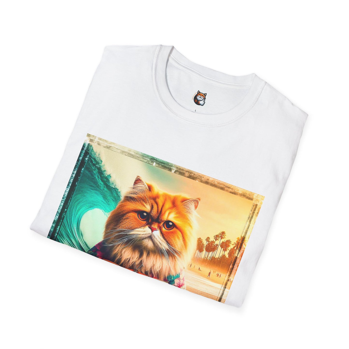 Persian Cat Unisex Softstyle T-Shirt