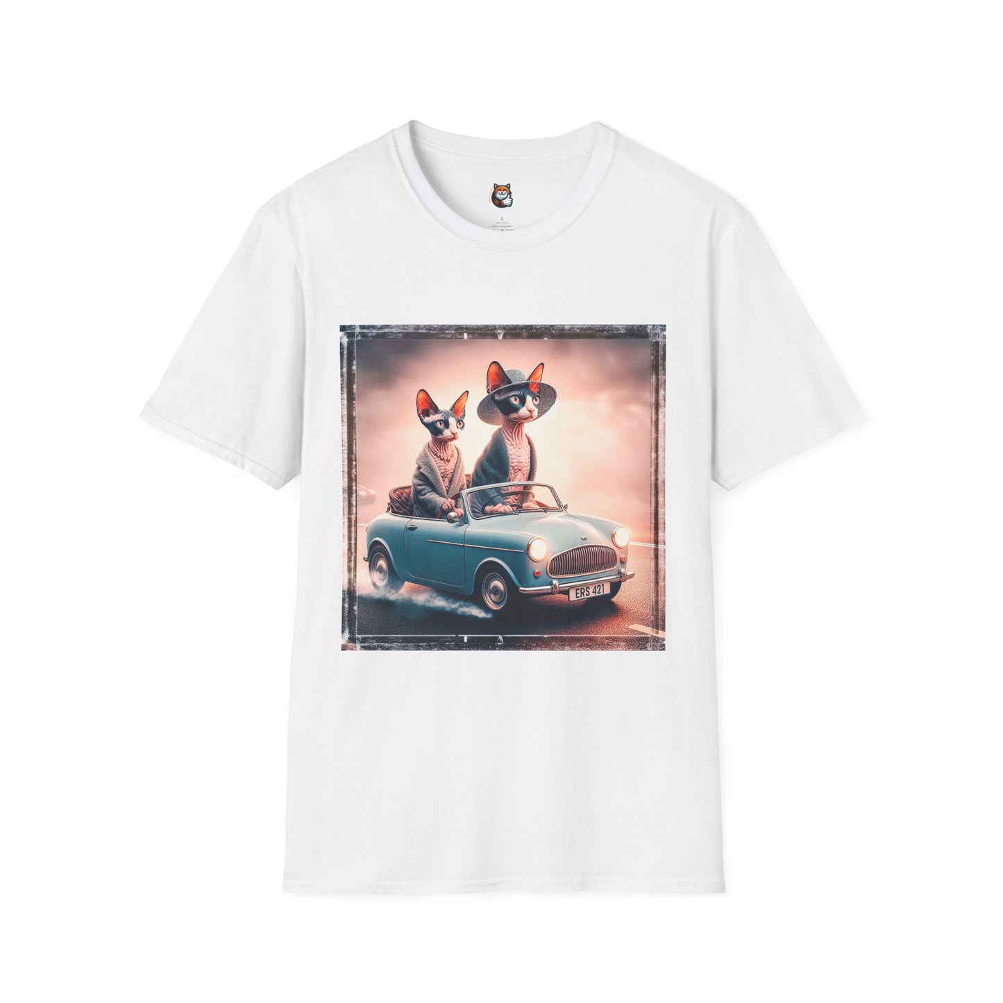 Wacky Cornish Rex friends driving  T-Shirt