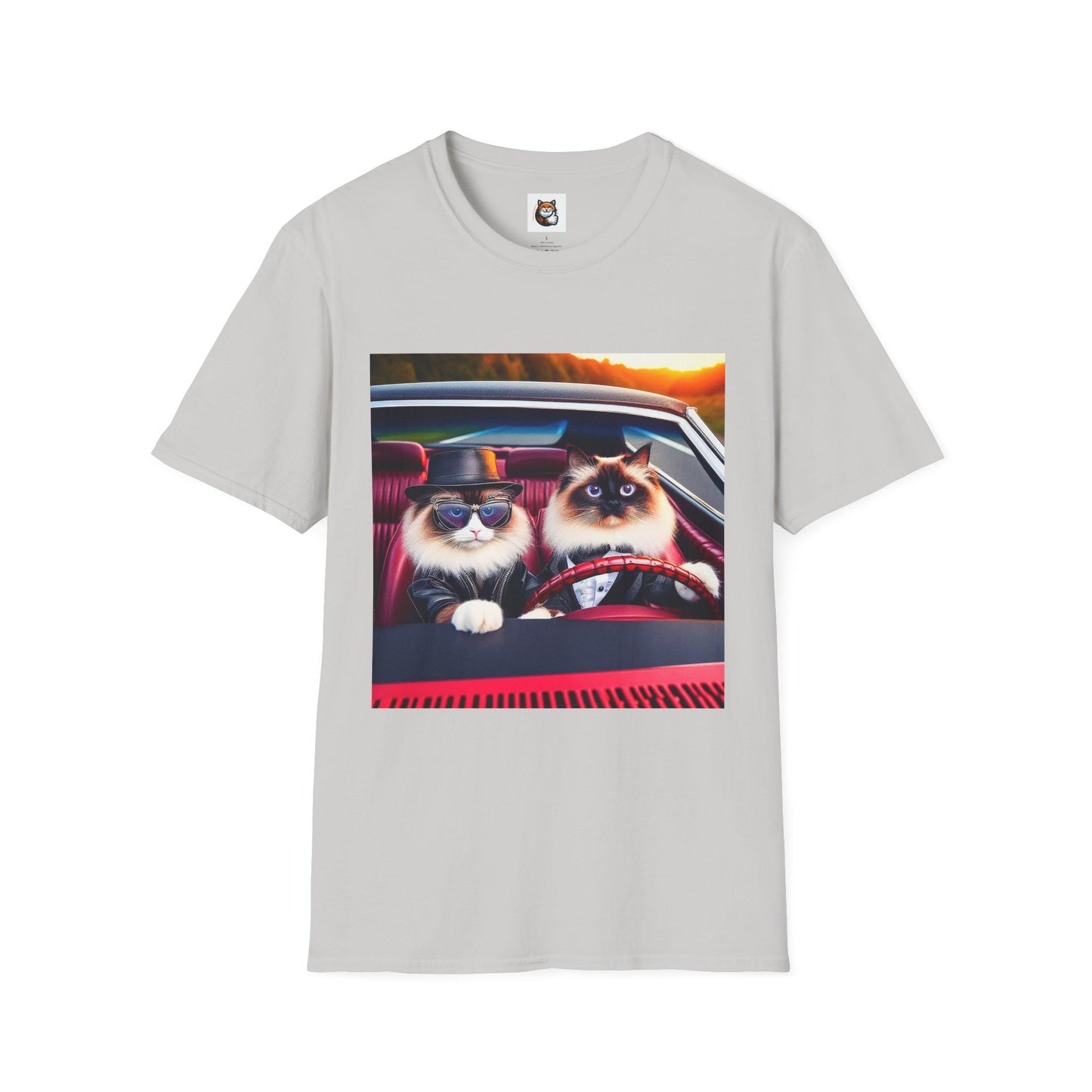 Wacky Ragdoll Unisex Softstyle T-Shirt