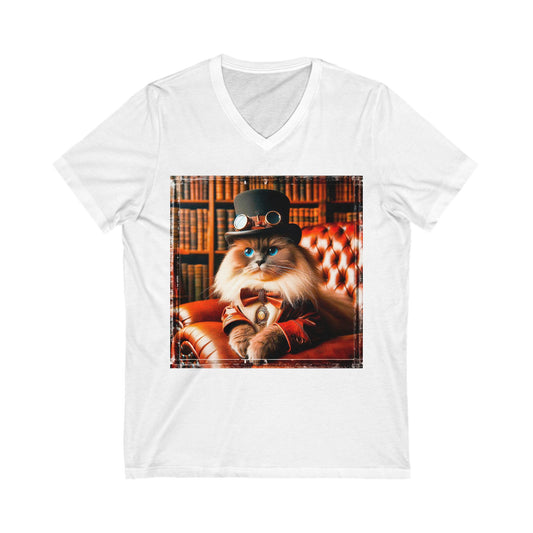 Birman Unisex Jersey Short Sleeve V-Neck Tee