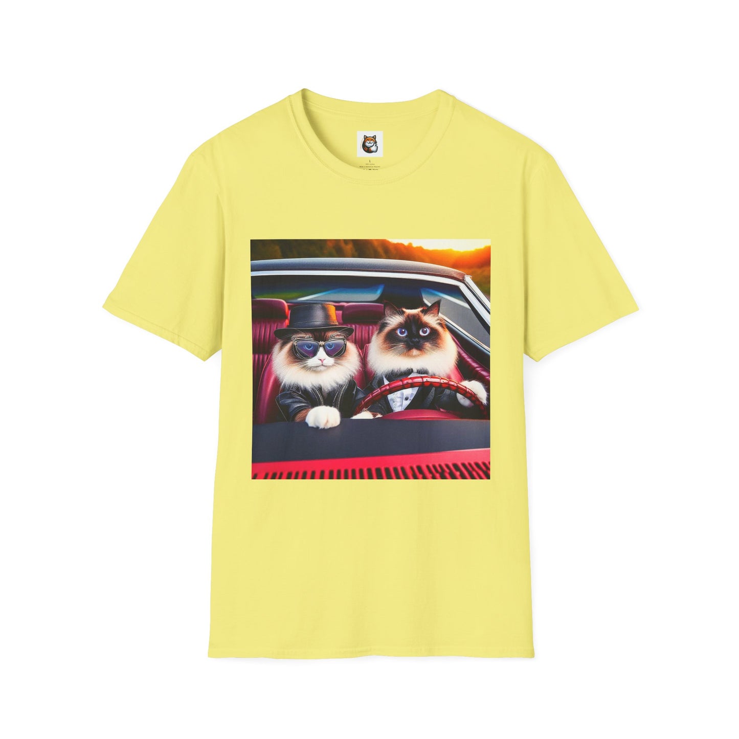 Wacky Ragdoll Unisex Softstyle T-Shirt