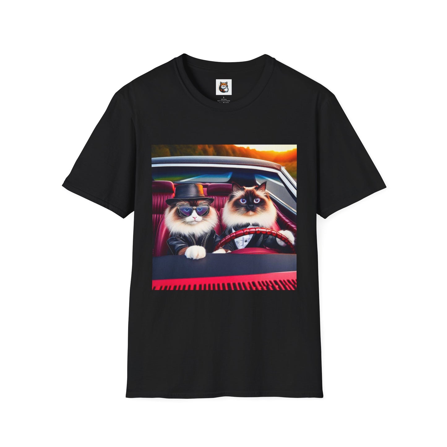 Wacky Ragdoll Unisex Softstyle T-Shirt