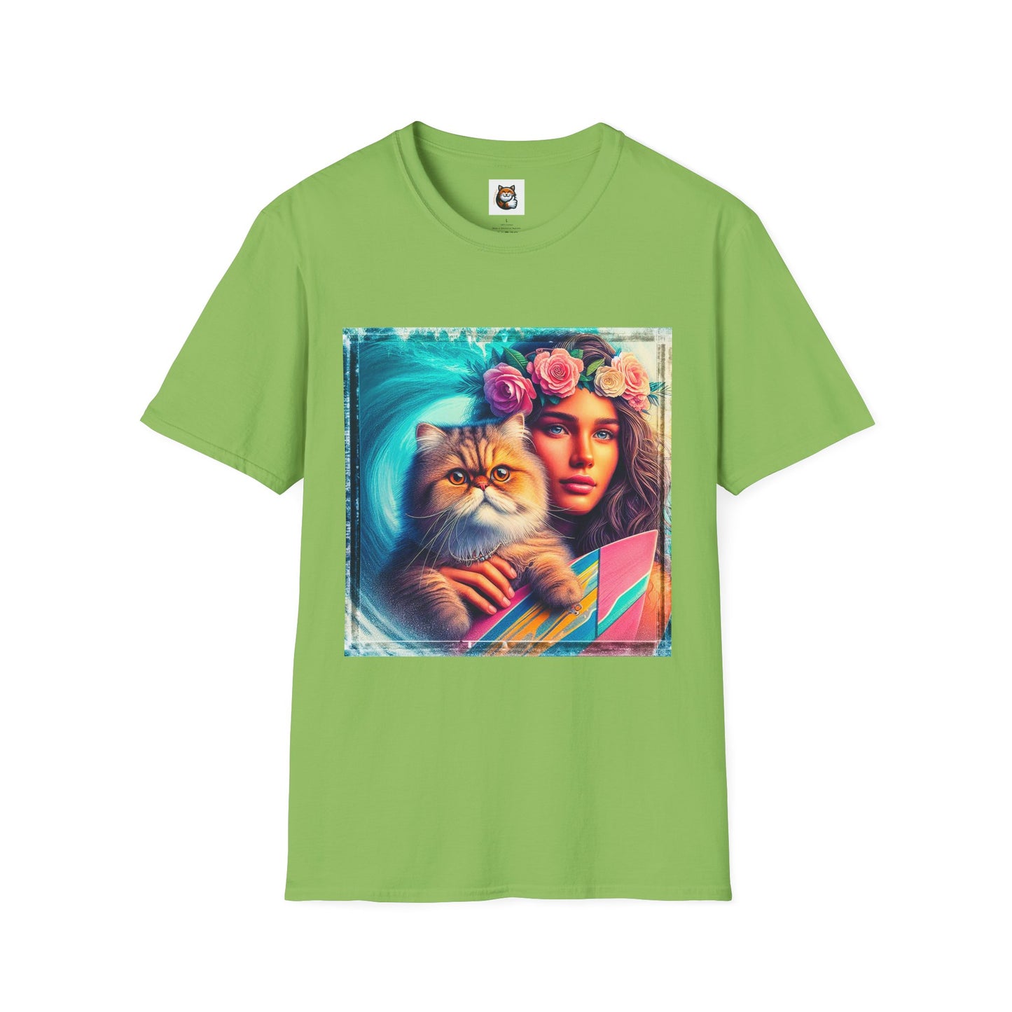 Persian Cat Unisex Softstyle T-Shirt