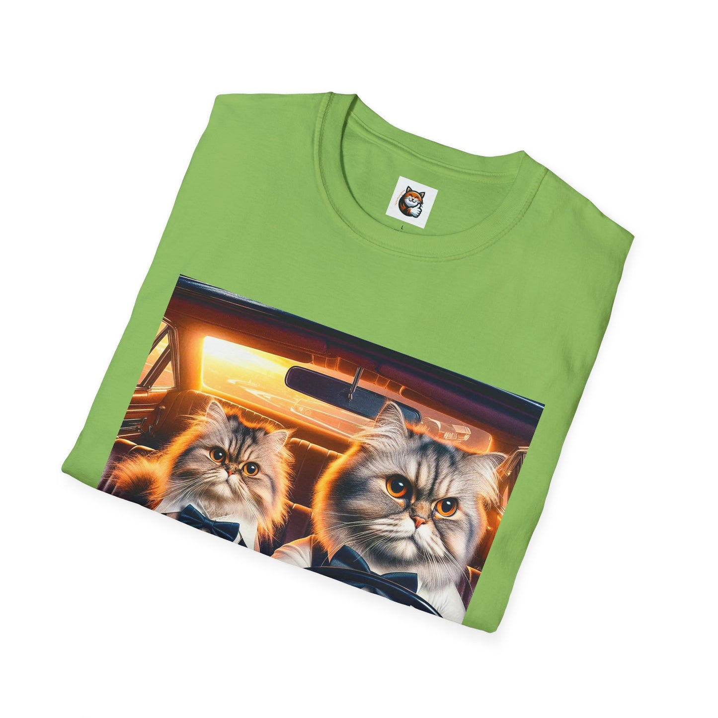 Persian Cat Unisex friends driving T-Shirt