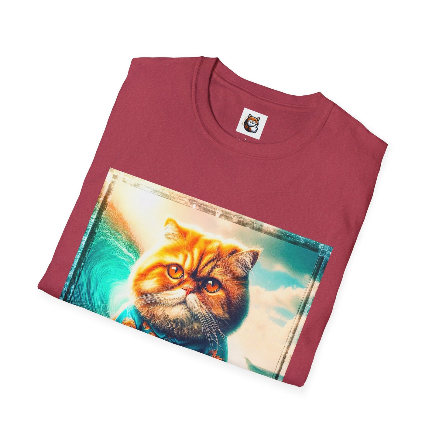 Persian Cat Unisex Softstyle T-Shirt