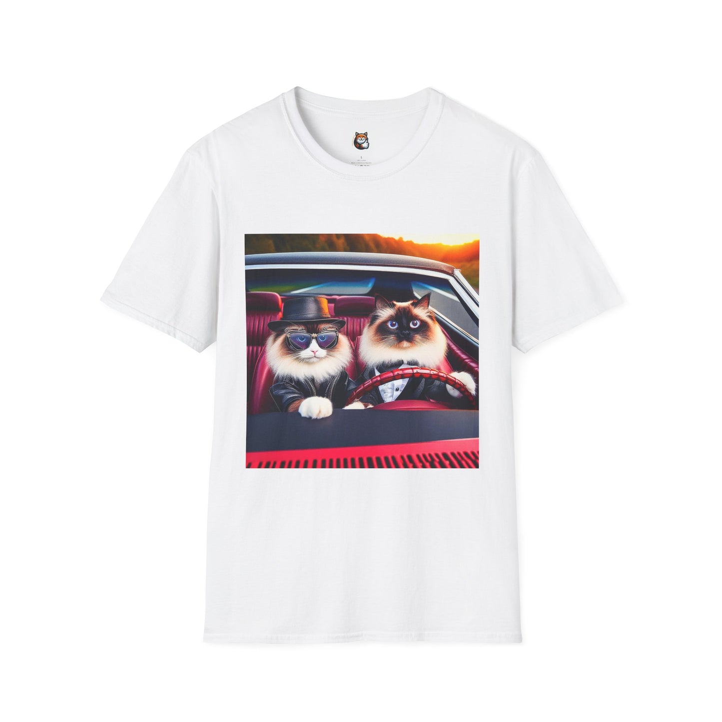 Wacky Ragdoll Unisex Softstyle T-Shirt