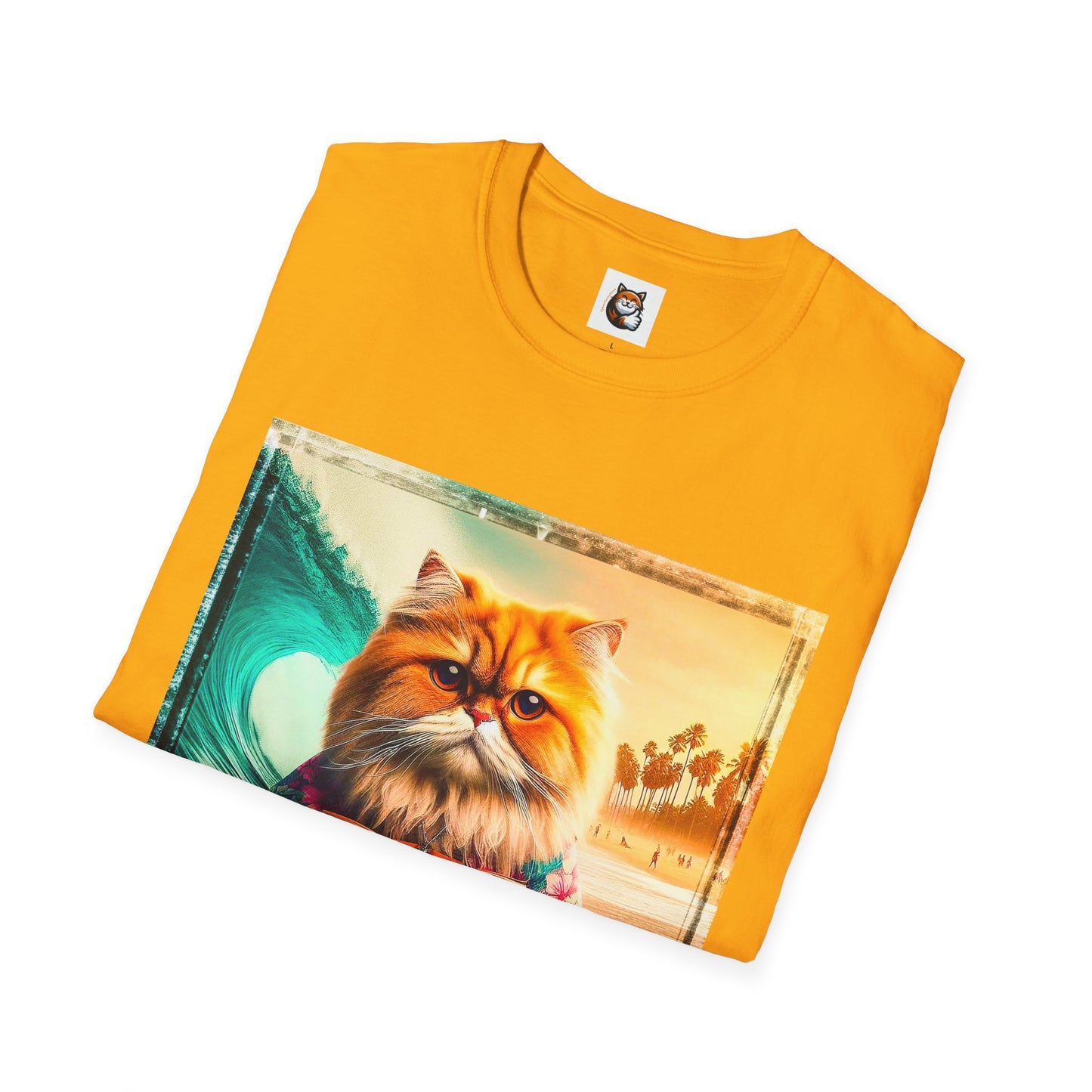 Persian Cat Unisex Softstyle T-Shirt