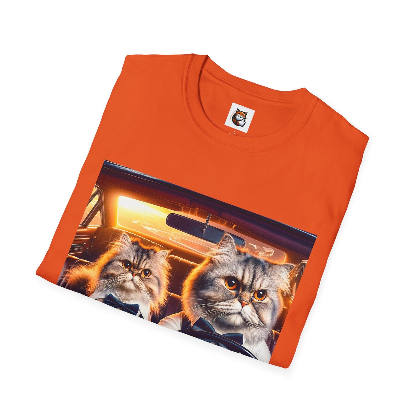 Persian Cat Unisex friends driving T-Shirt