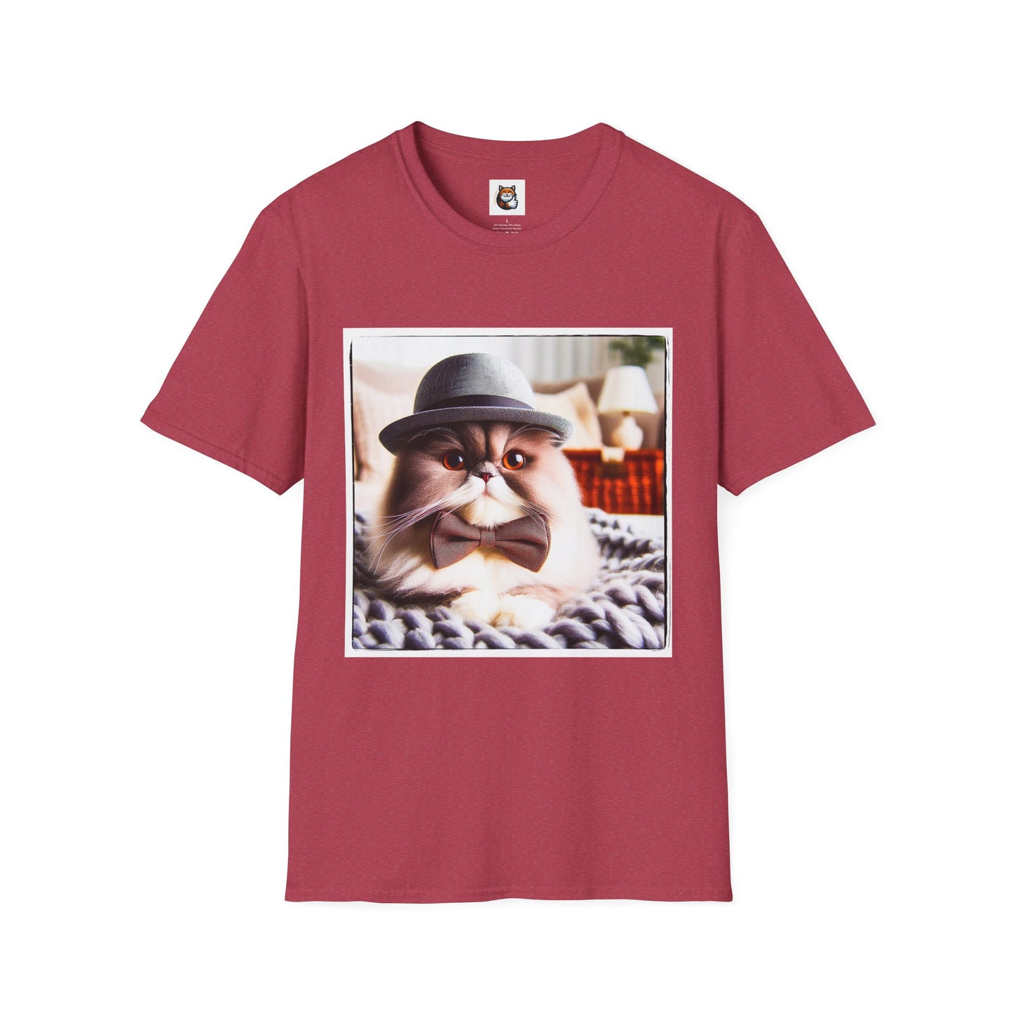 Persian Cat Unisex Softstyle T-Shirt