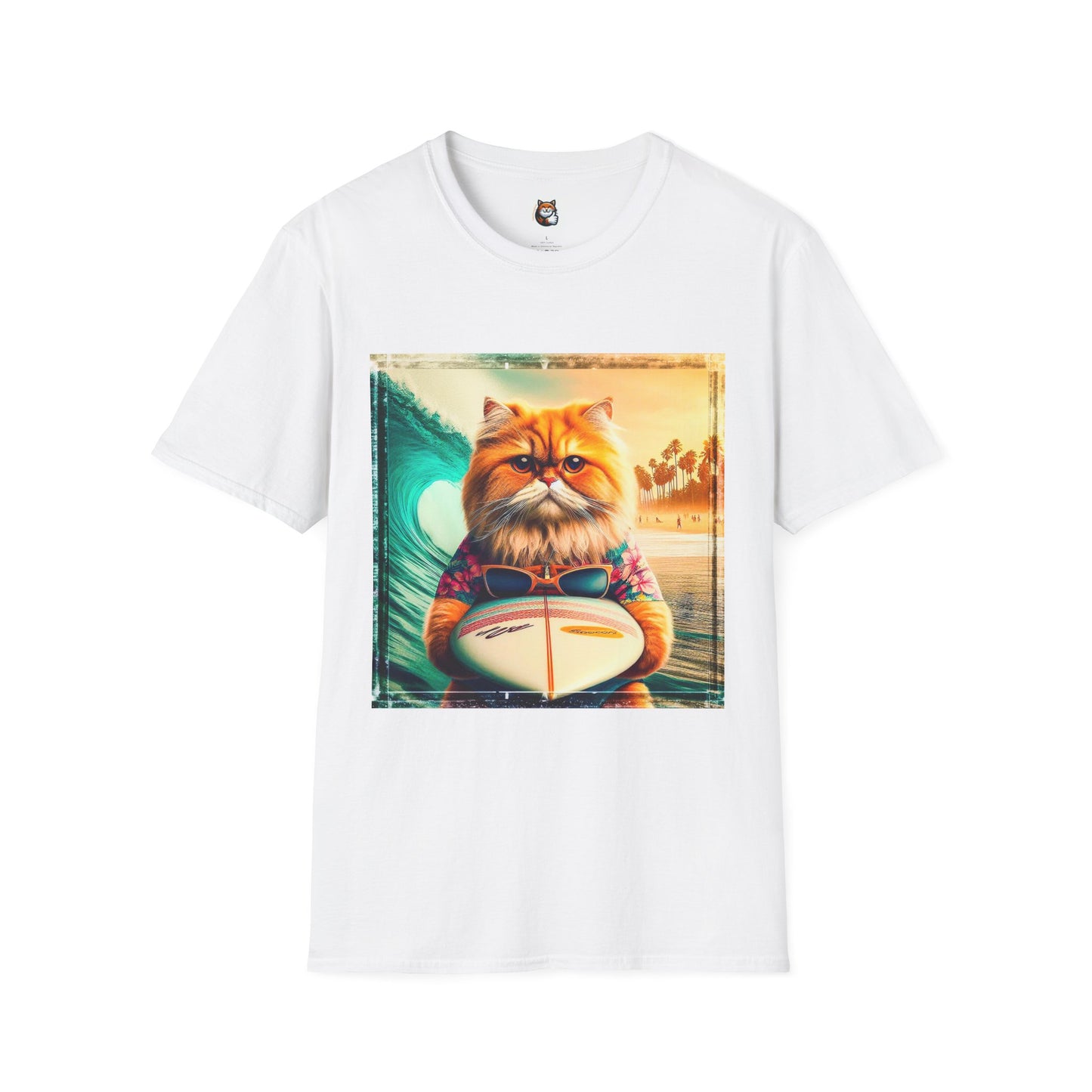 Persian Cat Unisex Softstyle T-Shirt