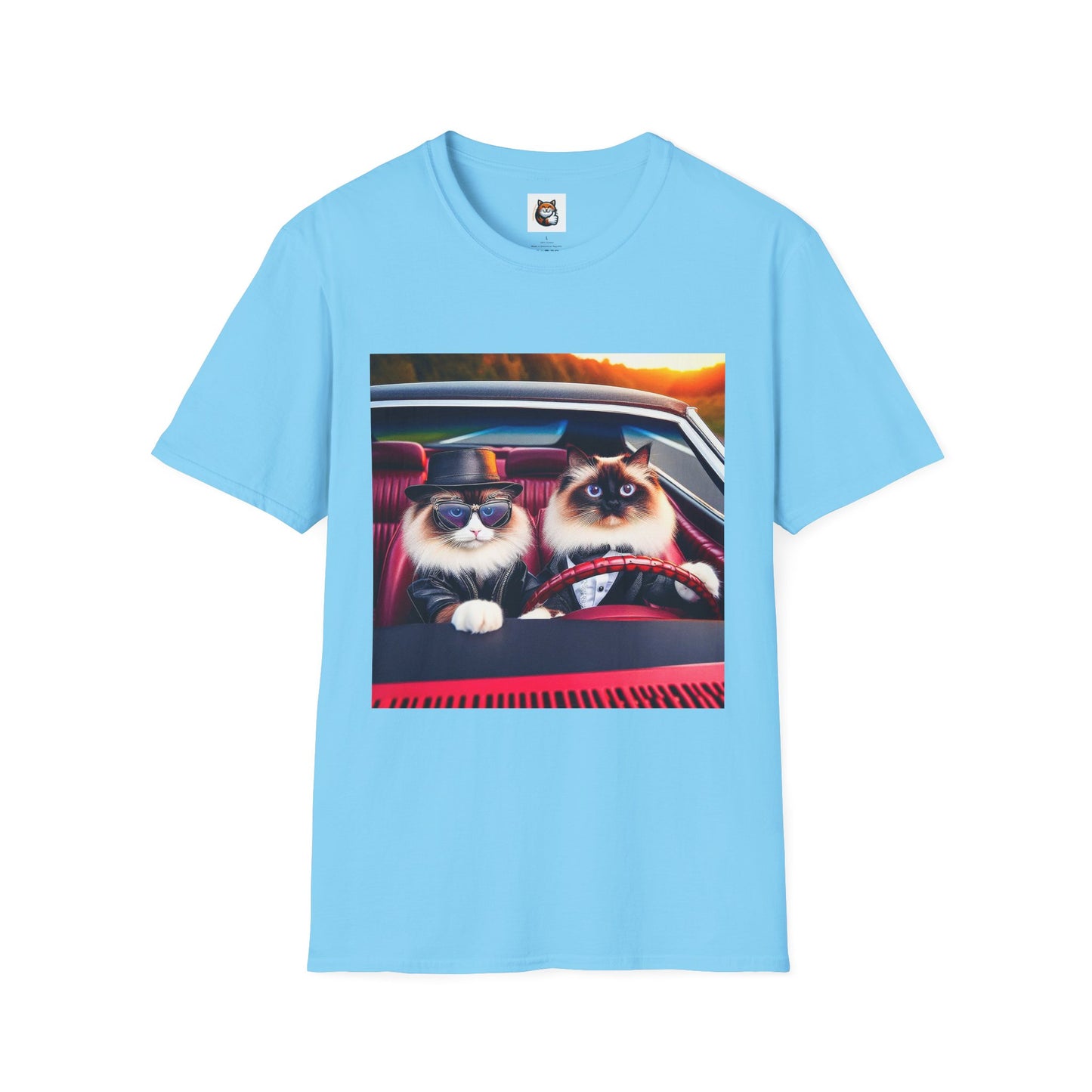 Wacky Ragdoll Unisex Softstyle T-Shirt