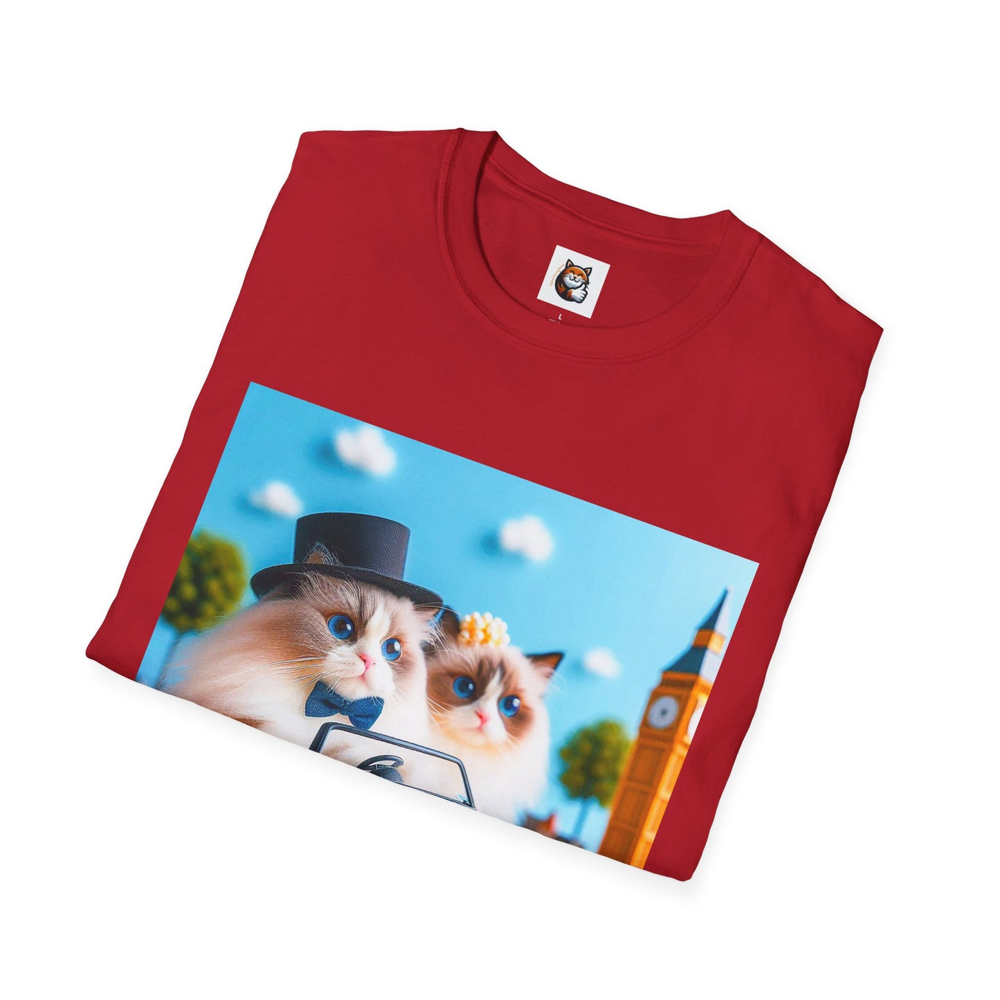 Wacky Ragdoll Unisex Softstyle T-Shirt