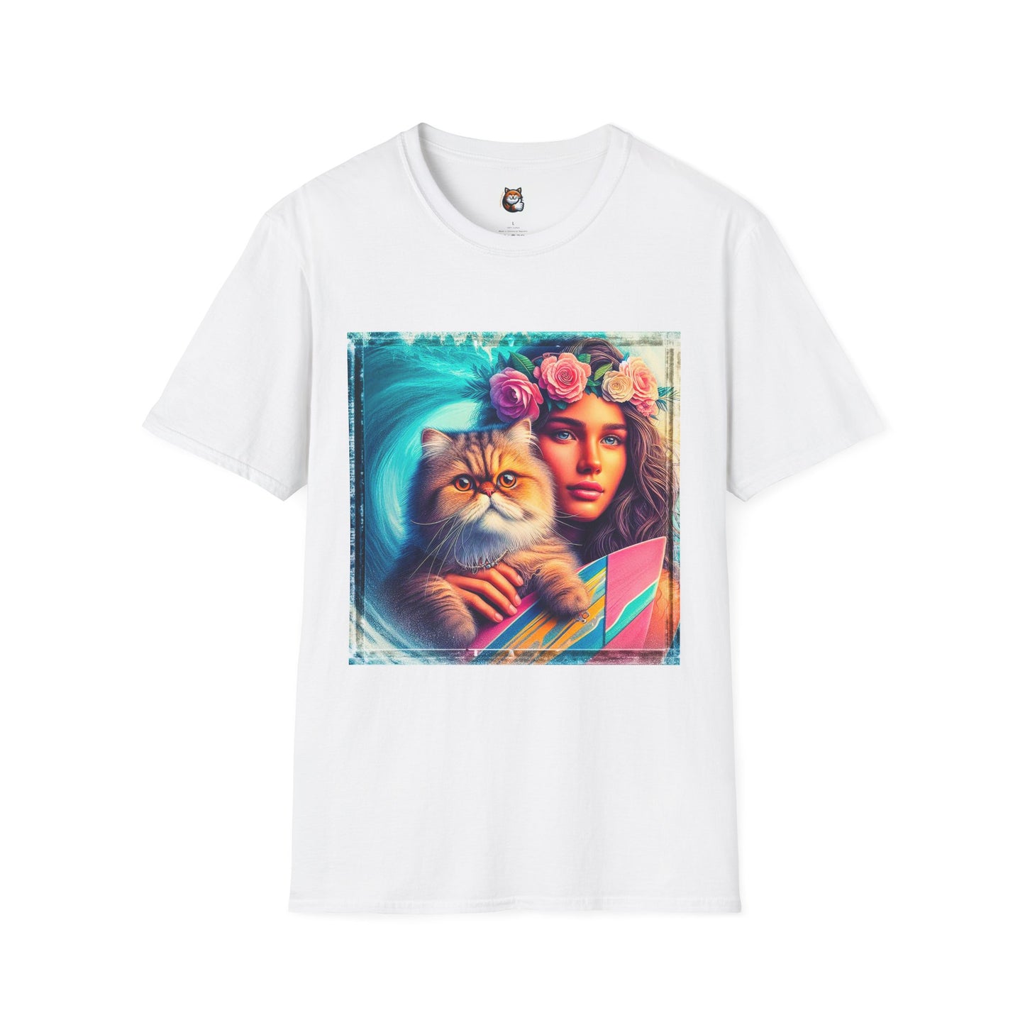 Persian Cat Unisex Softstyle T-Shirt