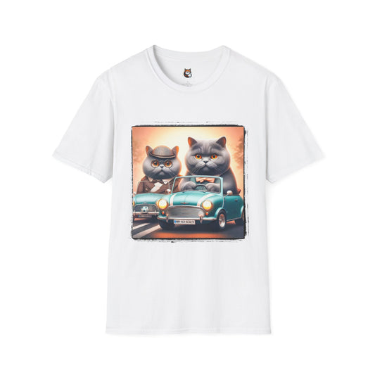 Wacky British Shorthair Unisex Softstyle T-Shirt