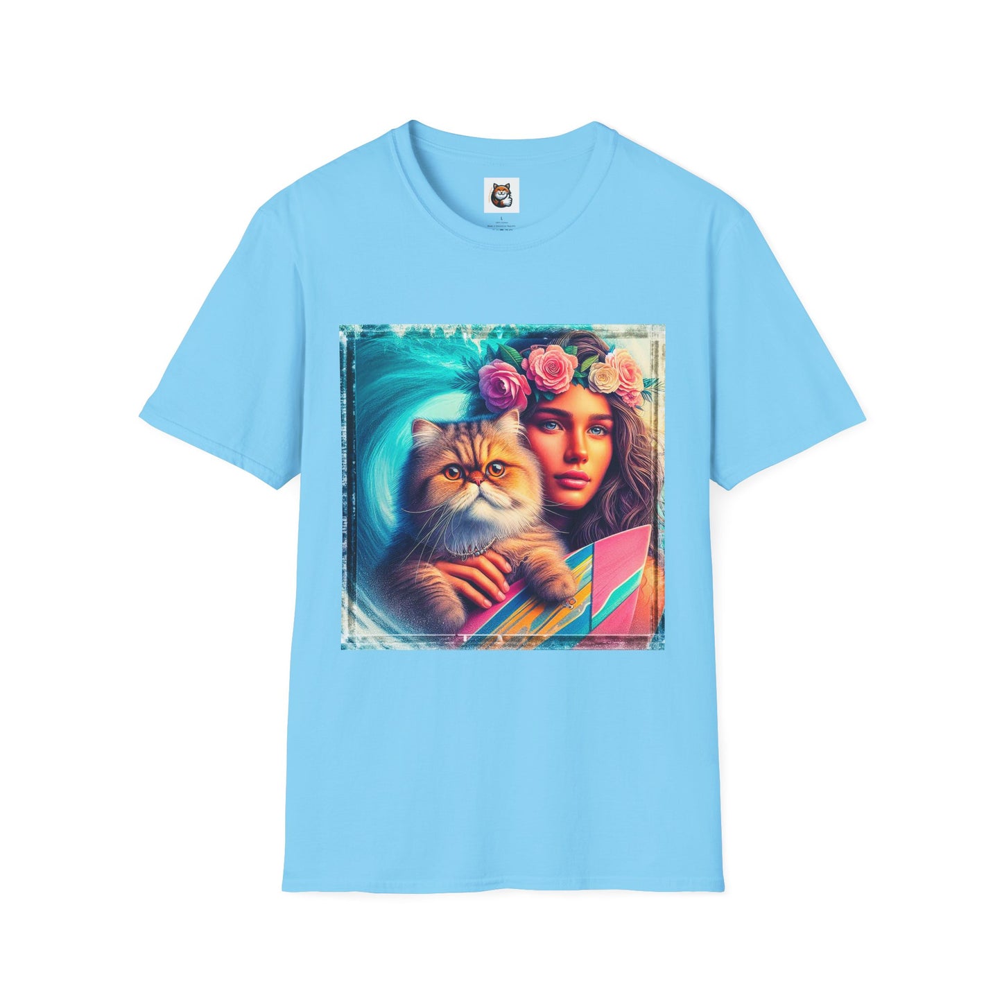 Persian Cat Unisex Softstyle T-Shirt